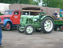 Der Famulus RS14/36 bei der Fahrt durch den AGRA Park Markkleeberg