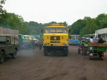 Der IFA W50LA/AC bei der Rundfahrt durchs AGRA Gelnde in Markkleeberg