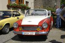 Wartburg 312 (nicht ganz sicher) Cabrio steht bei den Fladungen Classics 2009