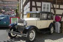 aus Mnchen angereist: Ford A, Baujahr 1930, bei den Fladungen Classics 2009