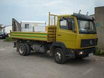 Dieser Mercedes-LKW hatte schon Feierabend als ich ihn am 23.Juli 2009 fotografierte.