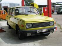Pkw Wartburg W 353 aus dem ex. Bezirk Magdeburg beim Museumsfest des Blaulichtmuseums in Beuster 22.07.2009