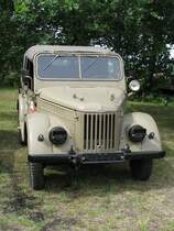 Gelndewagen GAZ 69 AM -Kommandeursfahrzeug- der Sowjetarmee beim Museumsfest des Blaulichtmuseums in Beuster 22.07.2009