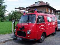 FIAT1100,Bj.1969, 50PS der FF-Hinterberg hat sich whrend des O-Landesfeuerwehrwettbewerbes2009 in einer Seitengasse in Ried i.I. versteckt; 090710