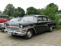 Pkw GAZ 13  Tschaika  aus dem kreis Prignitz beim Museumsfest des Blaulichtmuseums in Beuster 22.07.2009