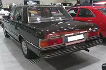 Heckansicht eines Toyota Crown Super Saloon der Baureihe MS112 aus dem Jahr 1980. Toyota Collection Köln am 07.06.2025.