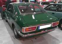 Heckansicht eines Toyota Corolla Sprinter Coupé der Baureihe KE25 aus dem Jahr 1971. Toyota Collection Köln am 07.06.2025.
