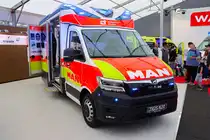 MAN TGE RTW am 16.05.25 auf der Rettmobil in Fulda