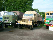 G5 Hngerzug mit Werkstattaufbau beim Bulldogtreffen im AGRA Park Markkleeberg