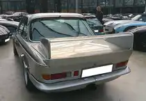 Heckansicht eines BMW E9 3.0 CSL. Classic Remise Düsseldorf am 09.06.2025.