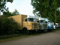 Ebenfalls in Reih und glied sind diese 3 W50 beim Bulldogtreffen auf dem AGRA Gelnde aufgestellt