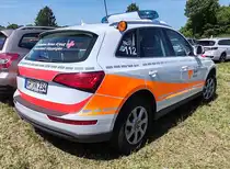 =Audi Q3 als Einsatzfahrzeug des DRK KV GÖPPINGEN, steht auf dem Parkplatz der 2025er Rettmobil in Fulda