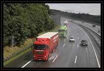 MAN TGA 18.440XLX der SPEDITION SPOHR aus Stadtallendorf. (25.07.2009)
