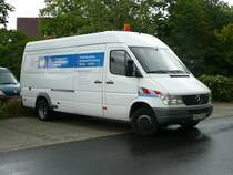 MB Sprinter eines Kanalsanierungsbetriebes aus Fuldatal, gesehen in Fulda-Lehnerz im Juli 2009