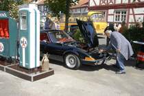 Wagenpflege Anno dazumal bei den Fladungen Classics 2009