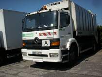 Mercedes-Mllauto am 13.Juli 2009 in Bergen/Rgen.