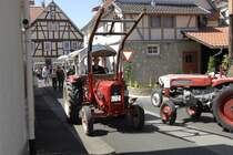 G�ldner auf dem Weg zu seinem Standplatz anl. der Fladungen Classics 2009