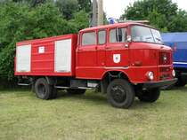 TLF-16 vom Typ W50-L/A der Feuerwehr beim Museumsfest des Blaulichtmuseums in Beuster 22.07.2009
