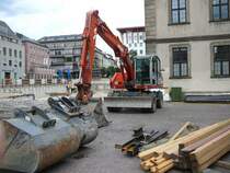 ATLAS 1605 M auf der Baustelle des Q-Parkhauses in Fulda am 30.07.09
