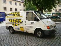 Ford Transit eines Verkehrssicherheitstrainers am 30.07.09 in Fulda
