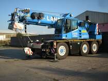 Autokran am 31.Juli 2009 im Industriegelnde von Bergen/Rgen.