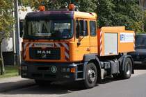 FE 410 A dient als Messfahrzeug und stand am 01.08.2009 in Seelze.