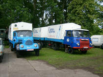 Garant K30 und Robur Hngerzug beim Bulldogtreffen im AGRA Park Markkleeberg