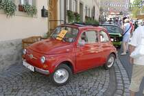 Fiat 500 steht bei den Fladungen Classics 2009