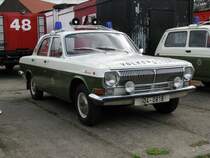 Pkw Wolga M 24 Funkstreifenwagen der Volkspolizei beim Museumsfest des Blaulichtmuseums in Beuster 22.07.2009