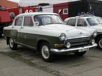 Pkw Wolga M 21 Funkstreifenwagen der Volkspolizei beim Museumsfest des Blaulichtmuseums in Beuster 22.07.2009