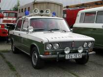 Pkw Lada 2103 Funkstreifenwagen der Volkspolizei beim Museumsfest des Blaulichtmuseums in Beuster 22.07.2009