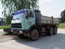 MB2532 steht ohne Nummerntafel unter einem Birkenbaum;090802