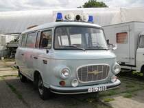 Kleinbus Barkas B 1000 KT der Volkspolizei beim Museumsfest des Blaulichtmuseums in Beuster 22.07.2009