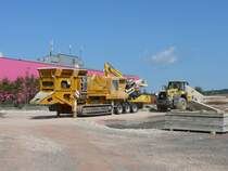 Enders EXTEC C-12 auf einer Baustelle in Fulda, August 2009