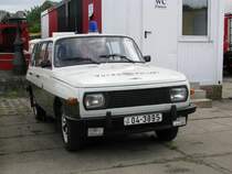 Wartburg 353  Torist  als Funkstreifenwagen der VP beim Museumsfest des Blaulichtmuseums in Beuster 22.07.2009