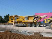 Enders EXTEC C-12 auf einer Baustelle in Fulda, August 2009