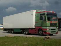 MAN-Sattelzug LKW am 04.August 2009 in Bergen/Rgen.