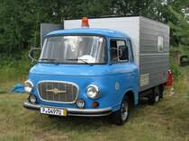 Kastenwagen Barkas B 1000 aus Potsdam beim 11. Perleberger Oldtimer- und Militrfahrzeugtreffen, Flugplatz Perleberg 12.07.2009