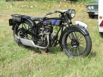 Motorrad NSU 501 L aus dem Landkreis Gstrow beim 11. Perleberger Oldtimer- und Militrfahrzeugtreffen, Flugplatz Perleberg 12.07.2009