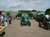 Die Lachtaube;der RS04/30, drehte am Sonntagvormittag noch eine Runde durch den AGRA Park beiom Bulldogtreffen