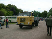 Der W50L/Z fhrt auch am Sonntag Vormittag noch seine Runde durch den AGRA Park Markkleeberg