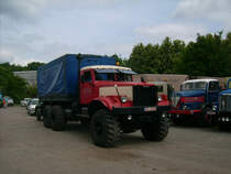 Der Kras 255 begibt sich auf die Heimreise vom Bulldogtreffen in Markkleeberg in Richtung Erzgebirge
