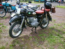 Diese alte MZ ES stand beim Bulldogtreffen in Lugau