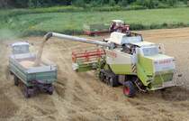 Class Lexion 460  Evolution  beim abtanken gesehen bei mir vor der Haust�r 4.8.2009