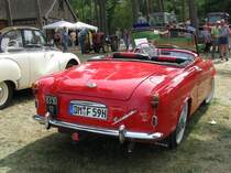 Pkw Skoda Felicia Cabrio aus dem Landkreis Demmin beim 16. Oldtimer- und Traktorentreffen, Alt Schwerin/Meckl. 08.08.2009