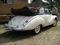 Pkw F 9 Cabrio aus dem Landkreis Barnim beim 16. Oldtimer- und Traktorentreffen, Alt Schwerin/Meckl. 08.08.2009