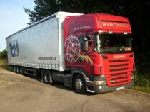 Am 08.August 2009 im kleinen D�rfchen Patzig habe ich diesen abgestellten SCANIA-LKW fotografiert.