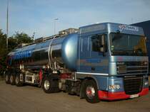 DAF-Tanklaster am 08.August 2009 auf einem Parkplatz an der B96 bei Bergen/R�gen.