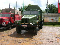 G5 mit LAKII Aufbau beim Lugauer Oldtimertreffen stand nach einem Regenschauer etwas im Schmand