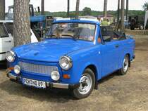 Trabant P 601 Cabrio aus dem Landkreis Parchim beim 16. Oldtimer- und Traktorentreffen, Alt Schwerin/Meckl. 08.08.2009
